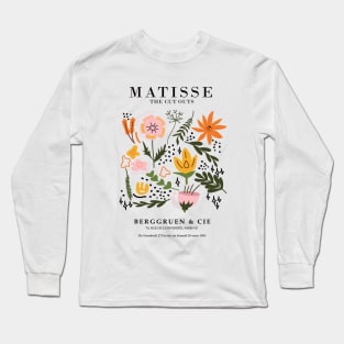 Matisse Flower Exhibition Design, Henri Matisse Cut Outs Long Sleeve T-Shirt